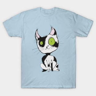 Cute black and white cat T-Shirt